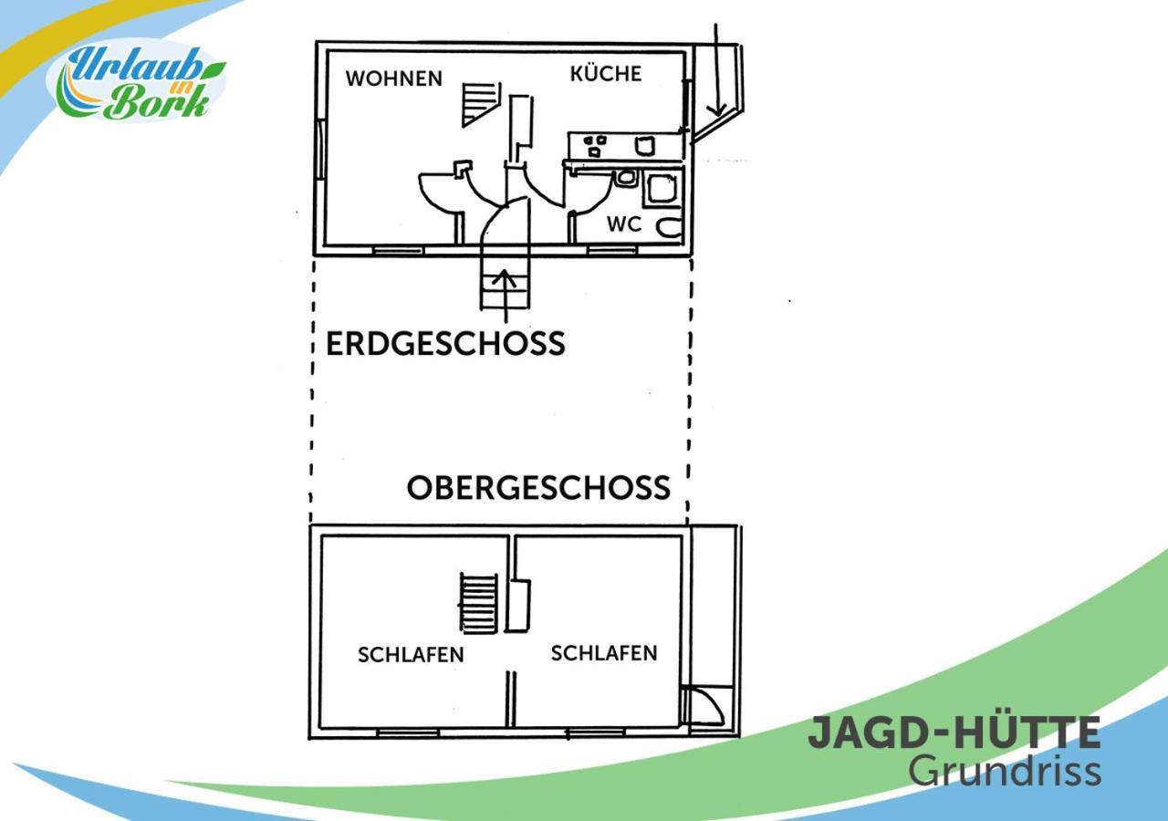 Willa Jagd-Angler-Holzhaus-Im-Wald-Am-See Kyritz Zewnętrze zdjęcie
